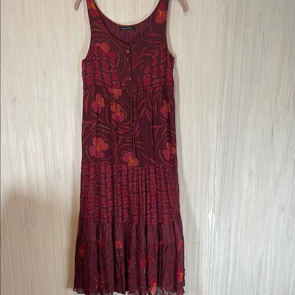Gudrun Sjoden Dresses & Skirts - GUDRUN SJODEN TIERED MAXI FLORAL DRESS SMALL